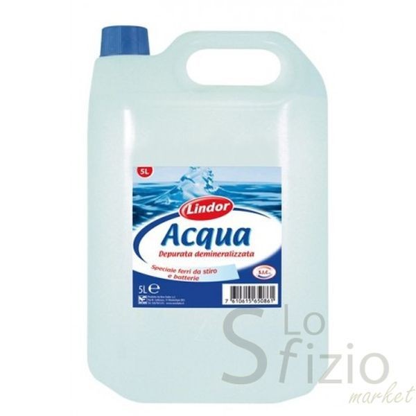 LINDOR ACQUA DEMINERALIZZATA 5LT