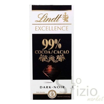 LINDT TAVOLETA CIOC FONDENTE EXCELLENT 99% 50GR