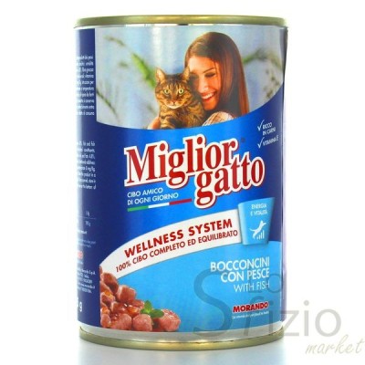 MIGLIOR GATTO BOCCONCINI DI PESCE 405GR