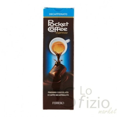 FERRERO POCKET COFFEE DECAFFEINATO T5 62.5GR - Home, Alimentari, Cioccolata e Snack dolci