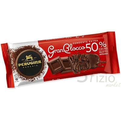 PERUGINA CIOCCOLATO BLOCCO FONDENTE 50% CAC 500GR PERUGINA CIOCCOLATO FOND 500GR - Home, Alimentari, Cioccolata e Snack dolci