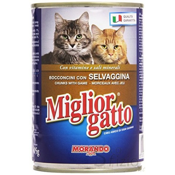 MIGLIOR GATTO BOCCONCINI DI SELVAGGINA 405GR