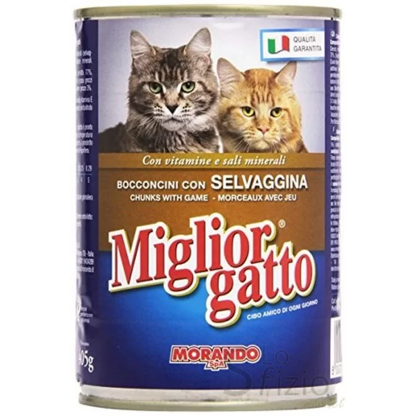 MIGLIOR GATTO BOCCONCINI DI SELVAGGINA 405GR