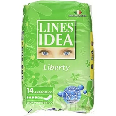 LINES IDEA LIBERTY ANATOMICO X13 - Home, Igiene Cura Persona, Igiene Corpo, Assorbenti e Proteggi Slip