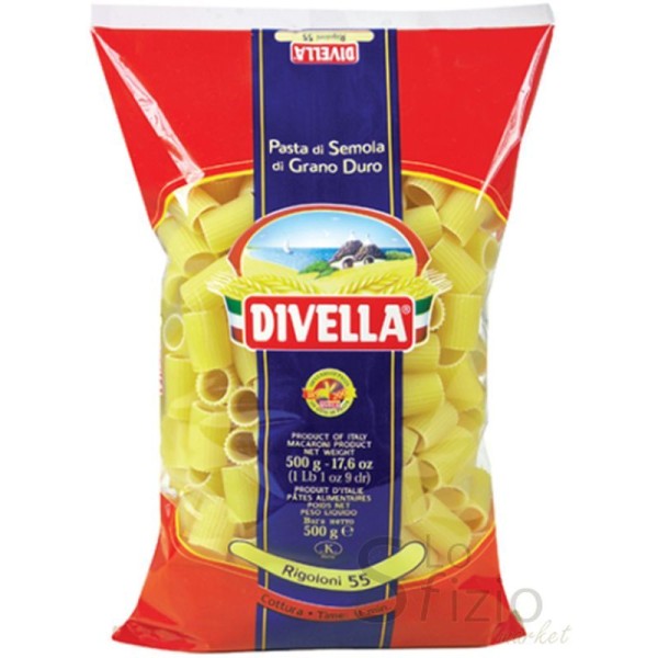 PASTA DIVELLA MEZZE MANICHE RIGATE N°55 500GR