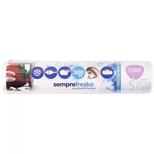CLENDY FREEZER BAGS ROLL 300 PCS 28x42CM