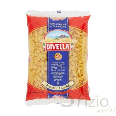 PASTA DIVELLA PATERNOSTI LISCI 62 500GR