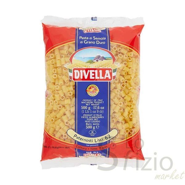 PASTA DIVELLA PATERNOSTI LISCI 62 500GR