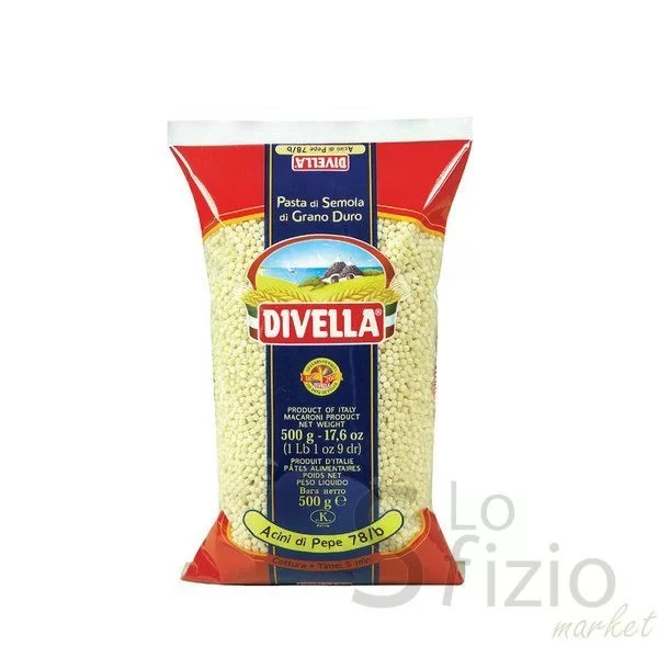 DIVELLA ACINI DI PEPE N.78B PASTA 500G