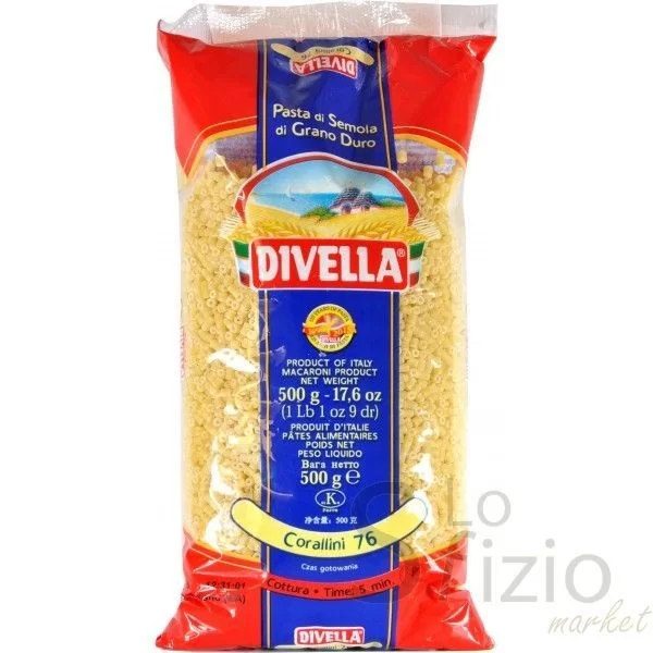 DIVELLA SEMOLINA PASTA CORALLINI N. 76 500G