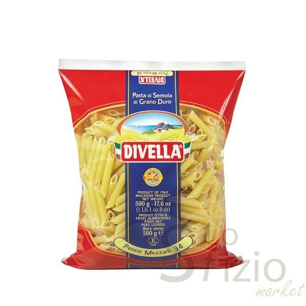 PASTA DIVELLA PENNE MEZZANI 34 500GR