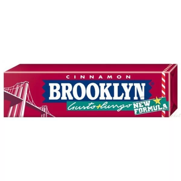 BROOKLYN CHEWING GUM CINNAMON 9PCS