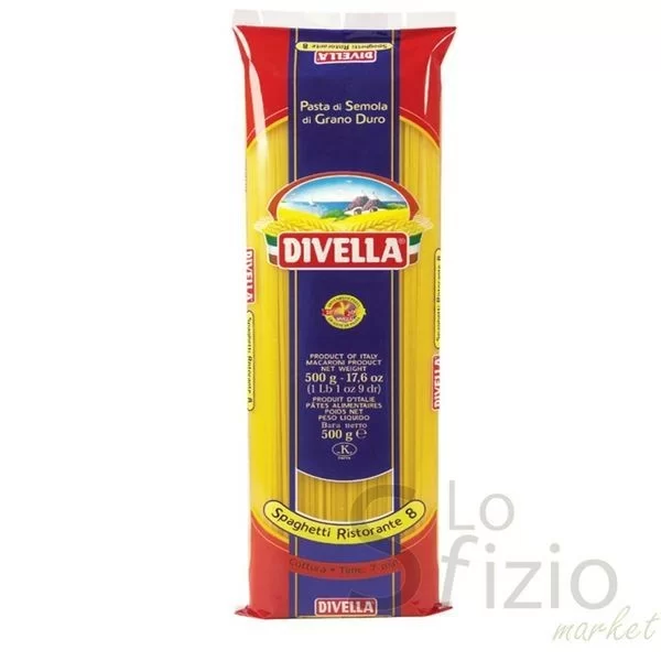 PASTA DIVELLA SPAGHETTI RISTORANTE 8 500GR