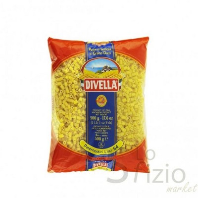 PASTA DIVELLA PATERNOSTINI LISCI 64 500GR PASTA DIVELLA PATERNOSTINI LISCI 64 500GR