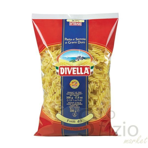 PASTA DIVELLA FUSILLI 40 500GR