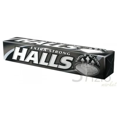 HALLS EXTRA STRONG CANDIES 32G