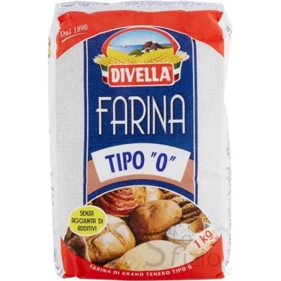 DIVELLA FARINA TIPO 0 GRANO TENERO 1KG