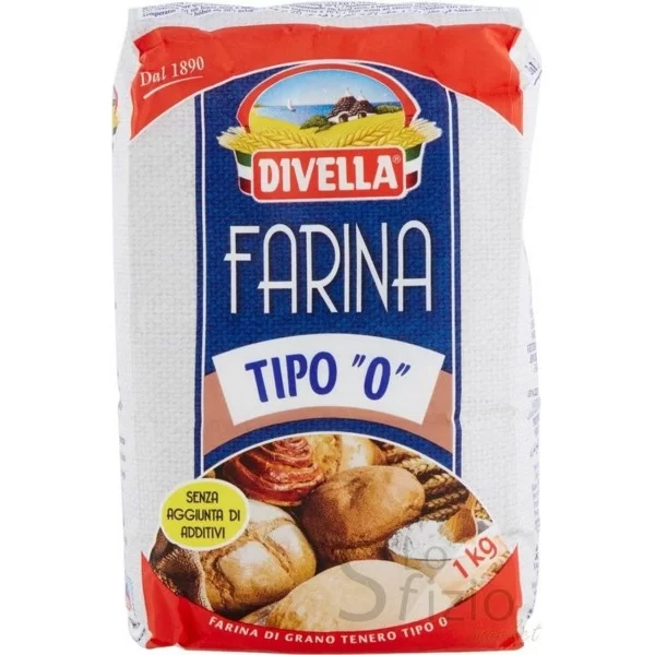 DIVELLA TYPE 0 SOFT WHEAT FLOUR 1KG