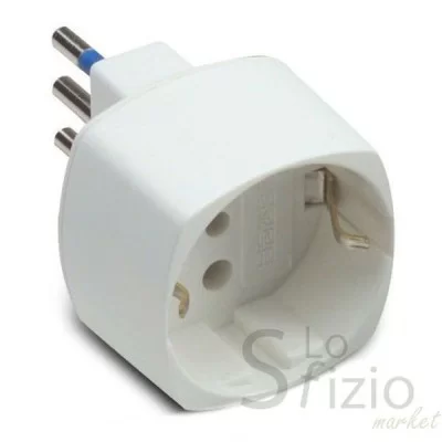 MASTER Schuko Adapter 16A+T White AS05821