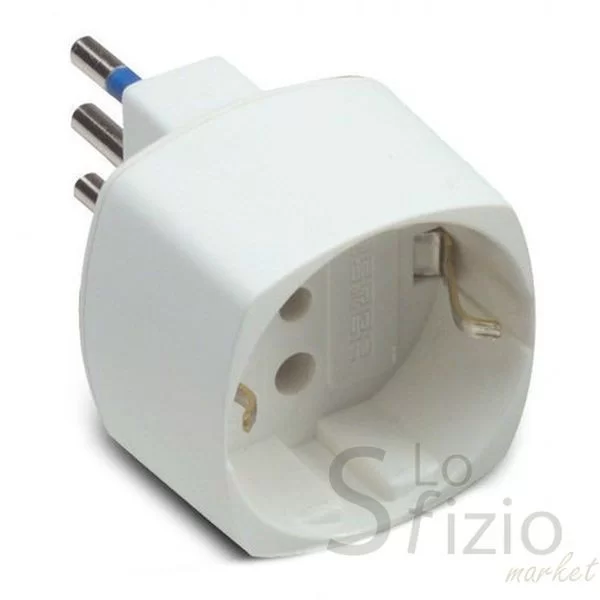MASTER Schuko Adapter 16A+T White AS05821