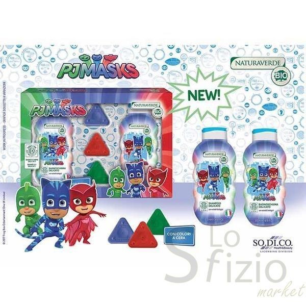 PJ MASKS GIFT SET BAGNOSCHIUMA SHAMPOO/GESSETTI