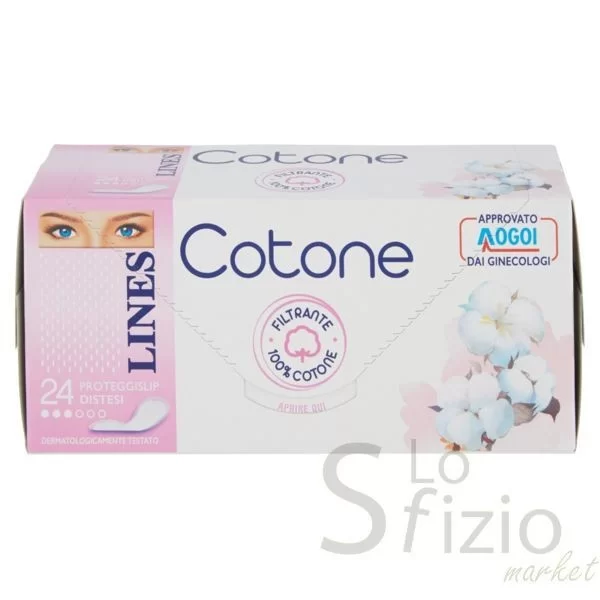 LINES COTONE PANTYLINERS FLAT 24 PCS