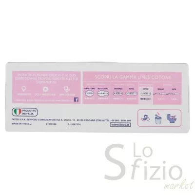LINES COTONE PANTYLINERS FLAT 24 PCS