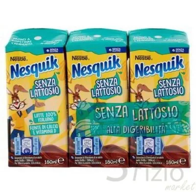 NESQUIK LACTOSE-FREE BRIK 3X180ML