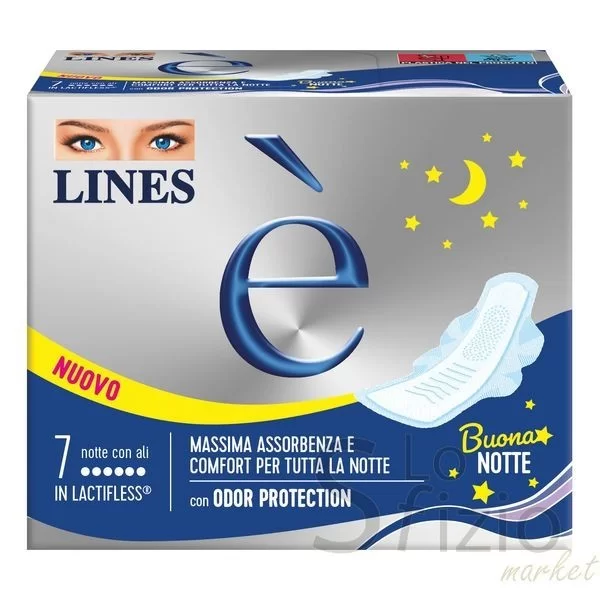 Lines E' Notte Sanitary Pads 7 Pcs