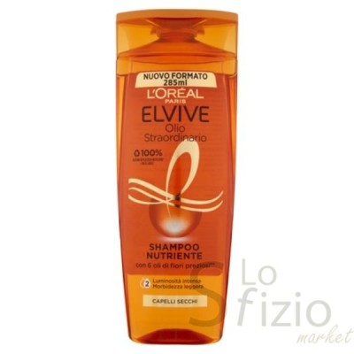 ELVIVE SHAMPOO OLIO STRAORDINARIO CAP SECCHI 285ML - Home, Igiene Cura Persona, Igiene Capelli, Shampoo