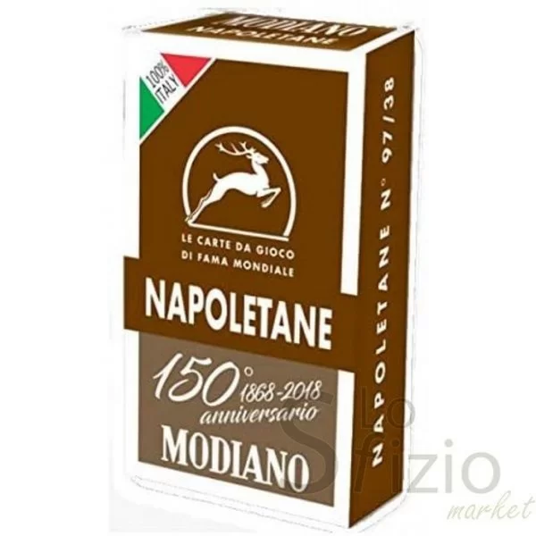 MODIANO PLASTIC-COATED NAPOLETANE PLAYING CARDS