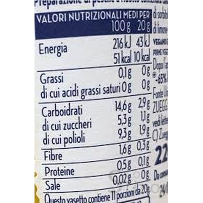 ZUEGG CONFETTURA PESCA S ZUCC AGG 250GR