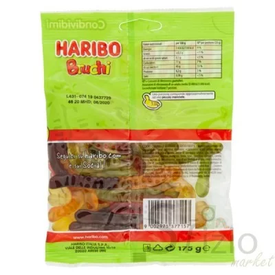 HARIBO BRUCHI BUSTA 175GR - Home, Alimentari, Epifania, Caramelle Gomme da Masticare, Halloween