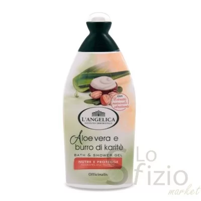L'Angelica Nourishing & Protective Bath Foam Aloe & Shea Butter 500ml