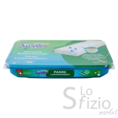 SWIFFER WET PANNI LAVAPAVIMENTI LIMONE X10PZ