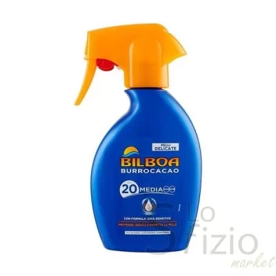 BILBOA BURROCACAO SPRAY 20 MEDIA PELLI DELIC 250ML - Home, Igiene Cura Persona, Igiene Corpo, Creme Abbronzanti