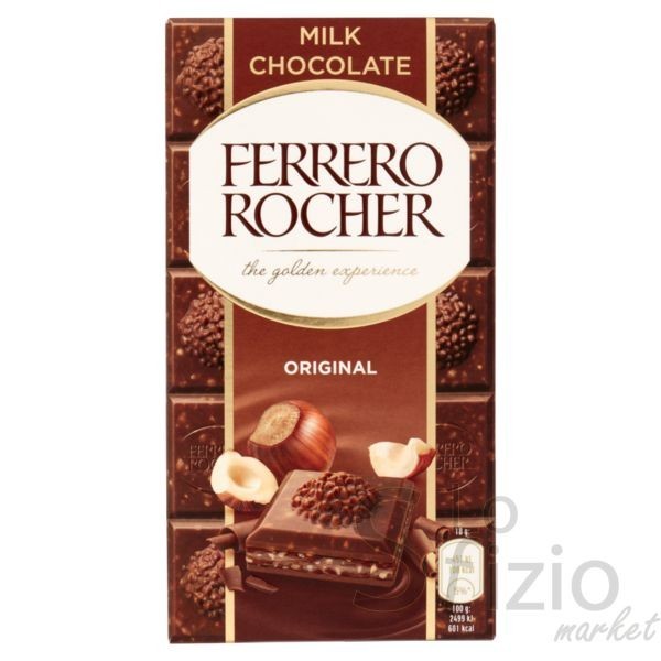 FERRERO ROCHER TAVOLETTA LATTE 90GR