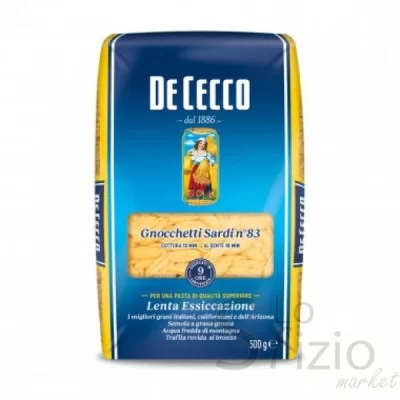 DE CECCO PASTA GNOCCHETTI SARDI N°83 500GR - Home, Alimentari, Pasta, Semola