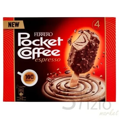 FERRERO POCKET COFFEE ICE CREAM X4 164GR