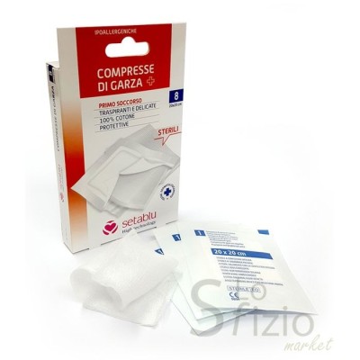 SETABLU COMPRESSE GARZA 8PZ
