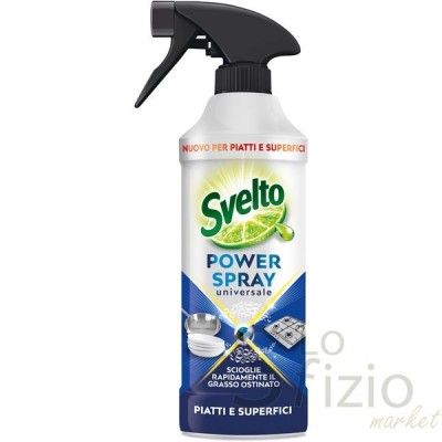 SVELTO POWER SPRAY PIATTI E SUPERFICI 434ML - Home, Detergenza, Detersivi Stoviglie, Sgrassatori, Stoviglie a mano