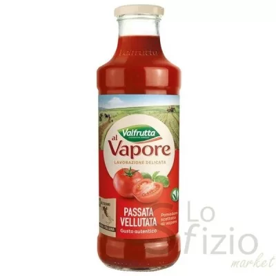 Valfrutta Steamed Tomato Puree Glass 700g