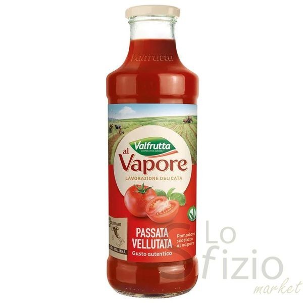 VALFRUTTA PASSATA VAPORE VETRO GR 700