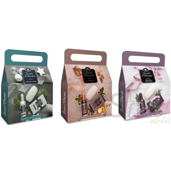 TESORI D'ORIENTE CONFEZIONE SAPONE E PROF EDT 100M