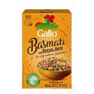 GALLO RISO BASMATI ROSSO E NERO 500GR - Home, Alimentari, Riso