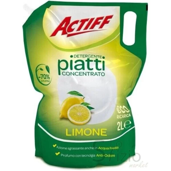 ACTIFF DETERGENTE LIQUIDO PIATTI CONCENTRATO 2LT