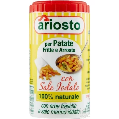 Ariosto Seasoning for Potatoes with Iodized Salt 80g