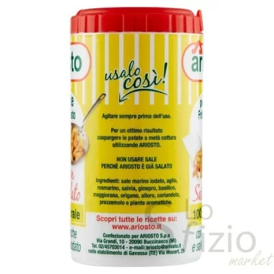 Ariosto Seasoning for Potatoes with Iodized Salt 80g