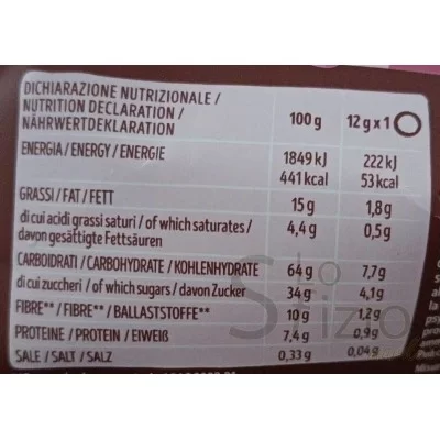 MISURA MORBIDO RIPIENO FRUT BOSCO BARBAB 260GR - Home, Alimentari, Biscotti e Farciti