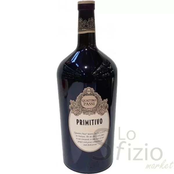 QUATTRO PASSI VINO PRIMITIVO DEL SALENTO 1,5LT